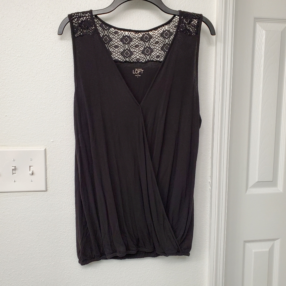 Lace Shoulder Tank